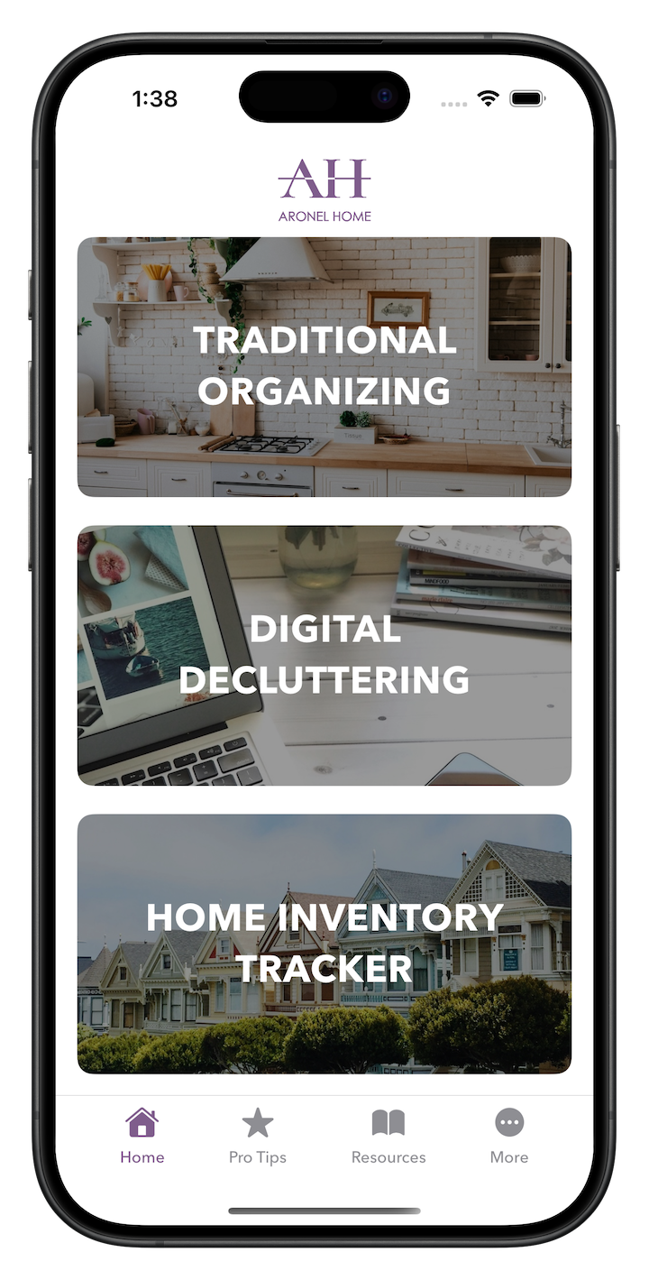 Aronel Home App Interface