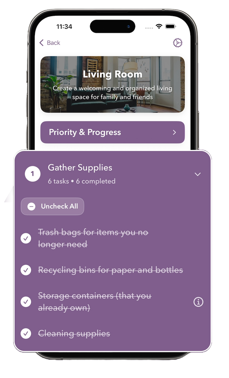 Home Organization Features